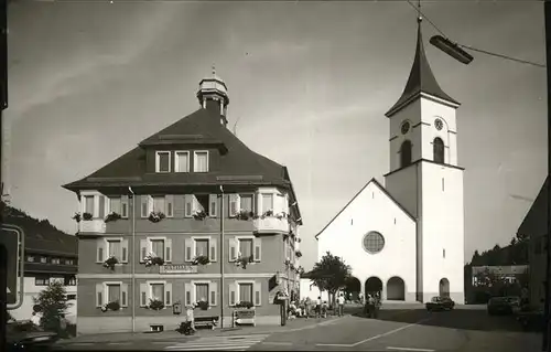 Lenzkirch heilklimatischer Kurort Kirche Rathaus Kat. Lenzkirch