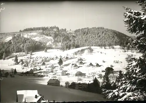 Lenzkirch Panorama heilklimatischer Kurort Winterimpressionen Kat. Lenzkirch