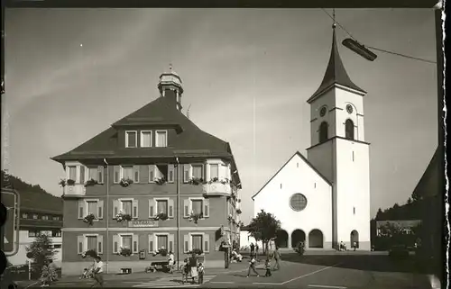 Lenzkirch Rathaus Kirche Kat. Lenzkirch