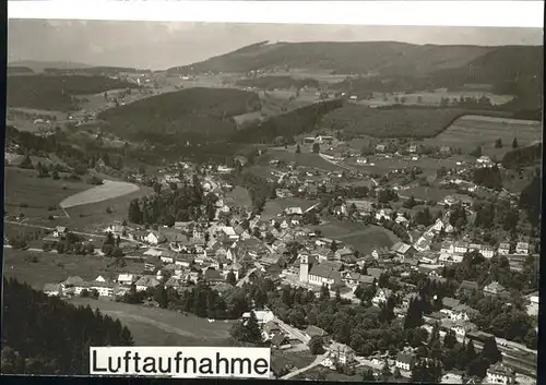 Lenzkirch heilklimatischer Kurort Fliegeraufnahme Kat. Lenzkirch