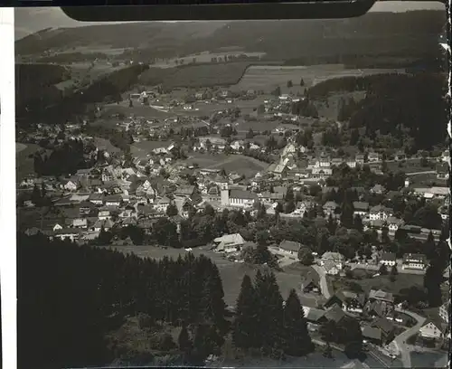 Lenzkirch heilklimatischer Kurort Fliegeraufnahme Kat. Lenzkirch