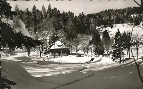 Schoenau Schwarzwald Gasthof Pension Belchen Multen K. Ritz Kat. Schoenau im Schwarzwald