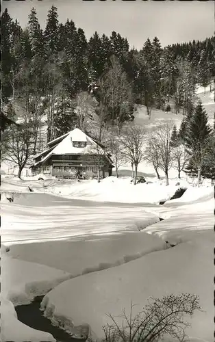 Schoenau Schwarzwald Gasthof Pension Belchen Multen K. Ritz Kat. Schoenau im Schwarzwald