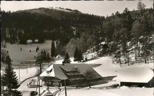 Schoenau Schwarzwald Gasthof Pension Belchen Multen K. Ritz Kat. Schoenau im Schwarzwald