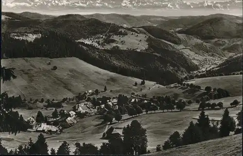 Todtnau Schwarzwald Alpenpanorama Fliegeraufnahme Kat. Todtnau