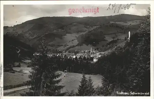 Todtnau Schwarzwald Panorama Kat. Todtnau