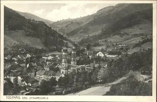 Todtnau Schwarzwald Panorama Kat. Todtnau