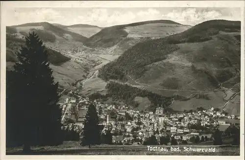 Todtnau Schwarzwald Panorama Kat. Todtnau