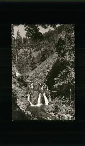 Roetenbach Baden Wasserfall Kat. Friedenweiler