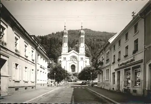 Todtnau Schwarzwald Friedrichstrasse Kirche Kat. Todtnau