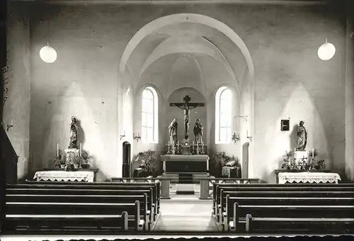 Roetenbach Baden Kirche innen Altar Kat. Friedenweiler