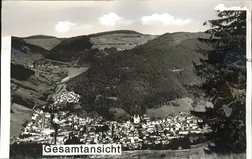 Todtnau Schwarzwald Panorama Kat. Todtnau