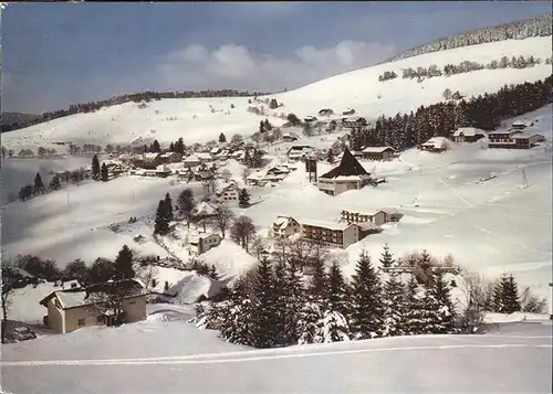 Todtnauberg Schwarzwald Im Schnee  Kat. Todtnau