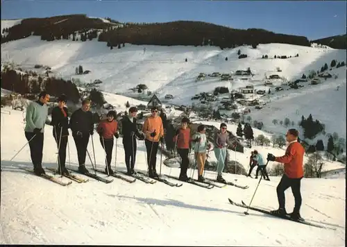 Todtnau Schwarzwald Skifahren  Kat. Todtnau