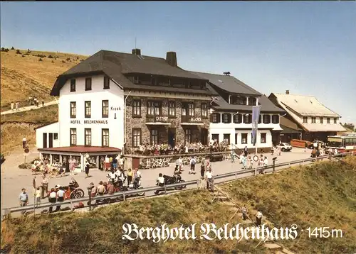 Schoenau Schwarzwald Berhotel Belchenhaus Kat. Schoenau im Schwarzwald