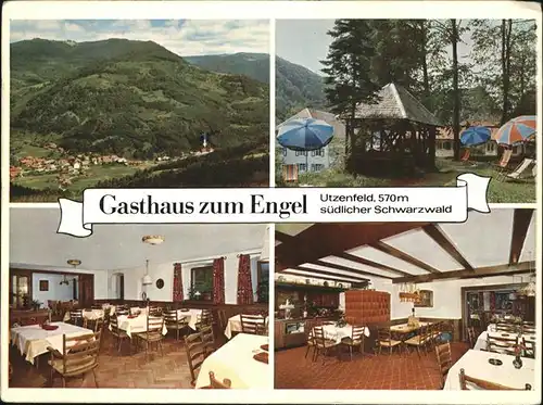 Utzenfeld Schwarzwald Gasthaus zum Engel Rolf Kaiser Kat. Utzenfeld