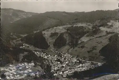 Todtnau Schwarzwald Fliegeraufnahme Reproduktionsvorschrift Kat. Todtnau