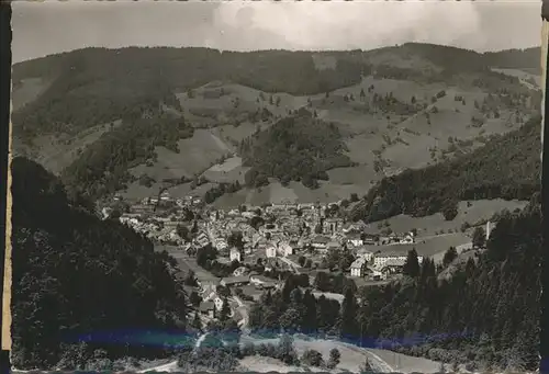 Todtnau Schwarzwald Reproduktionsvorschrift Fliegeraufnahme Kat. Todtnau