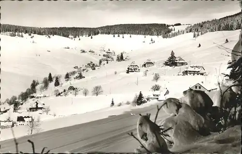 Todtnauberg Schwarzwald im Schnee Kat. Todtnau