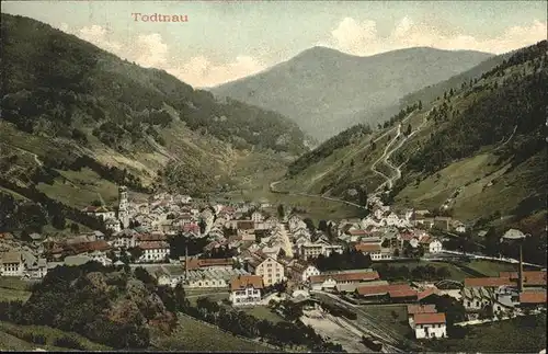 Todtnau Schwarzwald Panorama Kat. Todtnau