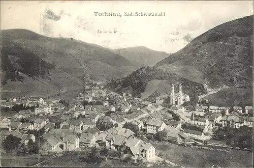 Todtnau Schwarzwald Panorama Kat. Todtnau