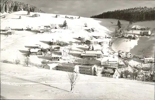 Todtnauberg Schwarzwald im Schnee Kat. Todtnau