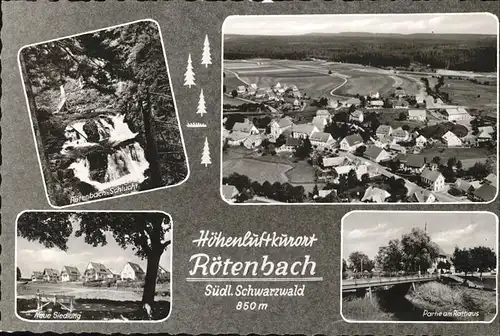 Roetenbach Baden Schlucht Kat. Friedenweiler