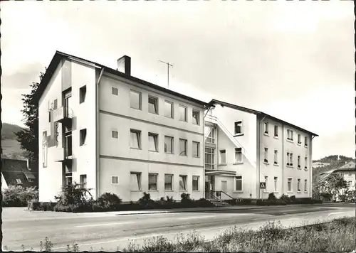 Schoenau Schwarzwald Staedtisches Krankenhaus Kat. Schoenau im Schwarzwald