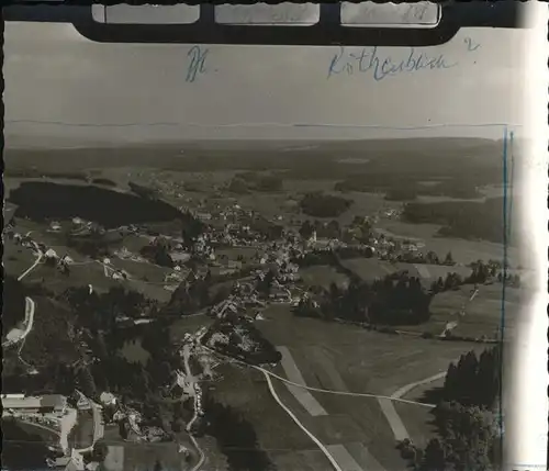 Roetenbach Baden Fliegeraufnahme Kat. Friedenweiler