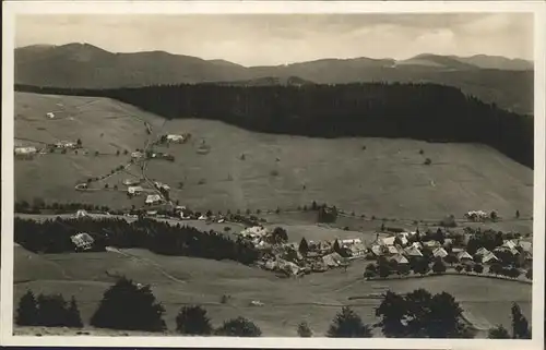 Todtnauberg Schwarzwald Blick vom Horn Kat. Todtnau