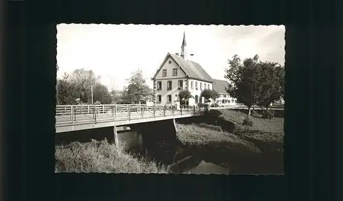 Roetenbach Baden Kirche Bruecke Kat. Friedenweiler