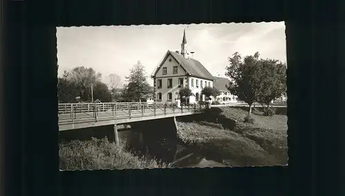 Roetenbach Baden Rathaus Bruecke Kat. Friedenweiler