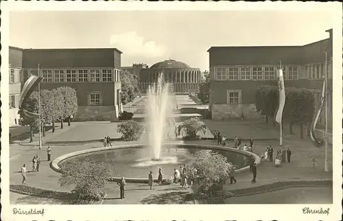 Duesseldorf Ehrenhof Brunnen Kat. Duesseldorf