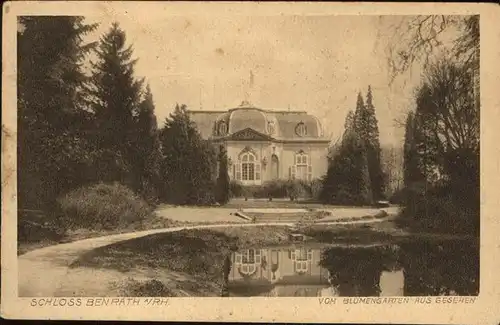 Benrath Schloss Blumengarten Kat. Duesseldorf