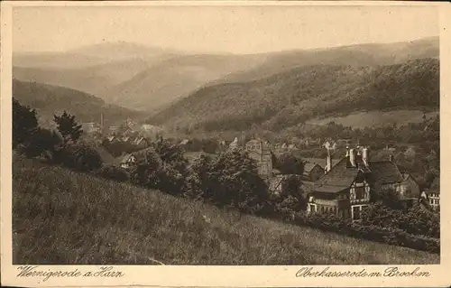 aw05813 Wernigerode Harz Oberhasserode Brocken Kategorie. Wernigerode Alte Ansichtskarten