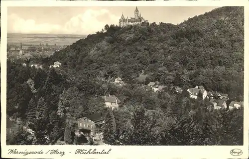 aw05815 Wernigerode Harz Muehlental Kategorie. Wernigerode Alte Ansichtskarten