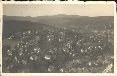 aw05817 Wernigerode Harz Totalansicht Kategorie. Wernigerode Alte Ansichtskarten