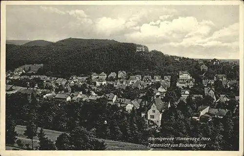 aw05819 Wernigerode Harz Hasserode Kategorie. Wernigerode Alte Ansichtskarten