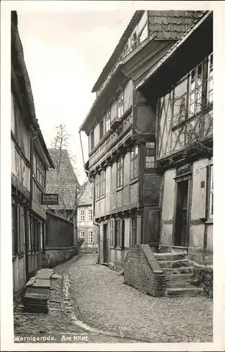 aw05825 Wernigerode Harz Klint Kategorie. Wernigerode Alte Ansichtskarten