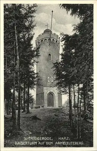 aw05827 Wernigerode Harz kaiserturm Armeleuteberg Kategorie. Wernigerode Alte Ansichtskarten