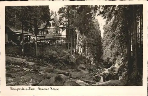 aw05828 Wernigerode Harz Steinerne Renne Kategorie. Wernigerode Alte Ansichtskarten