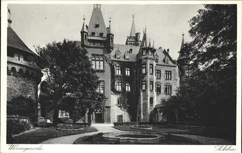 aw05836 Wernigerode Harz Schloss Kategorie. Wernigerode Alte Ansichtskarten
