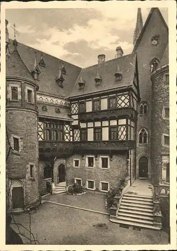 aw05960 Wernigerode Harz Schlosshof Kategorie. Wernigerode Alte Ansichtskarten