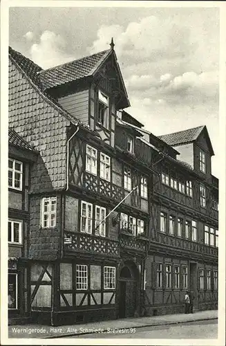 aw06164 Wernigerode Harz Alte Schmiede Breitestr. 95 Kategorie. Wernigerode Alte Ansichtskarten