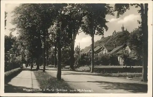 aw06178 Wernigerode Harz Schloss Muehlental Kategorie. Wernigerode Alte Ansichtskarten