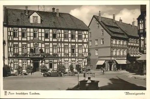 aw06294 Wernigerode Harz Hotel Weisser Hirsch Kategorie. Wernigerode Alte Ansichtskarten