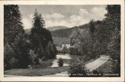 Wernigerode Harz Forsthaus Christianental x / Wernigerode /Harz LKR