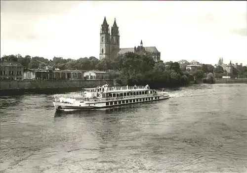 Magdeburg Magdeburg Elbe Dom Schiff * / Magdeburg /Magdeburg Stadtkreis