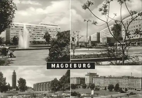 Magdeburg Rotehorn Wilhelm-Pieck-Allee Stadthalle / Magdeburg /Magdeburg Stadtkreis