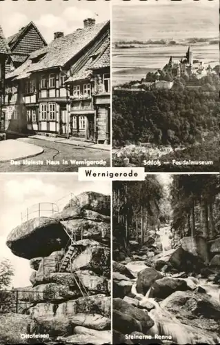 Wernigerode Harz Schloss Feudalmuseum Ottofelsen Steinerne Renne x / Wernigerode /Harz LKR